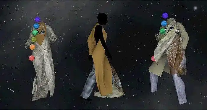 ai模特全息时装秀