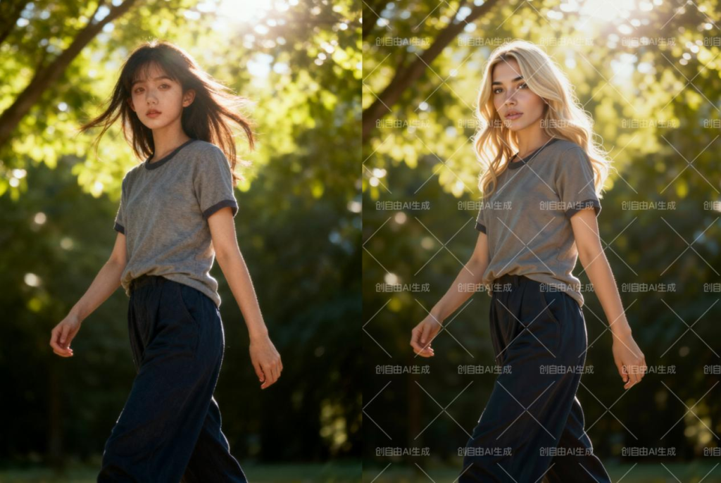 ai换模特效果图1